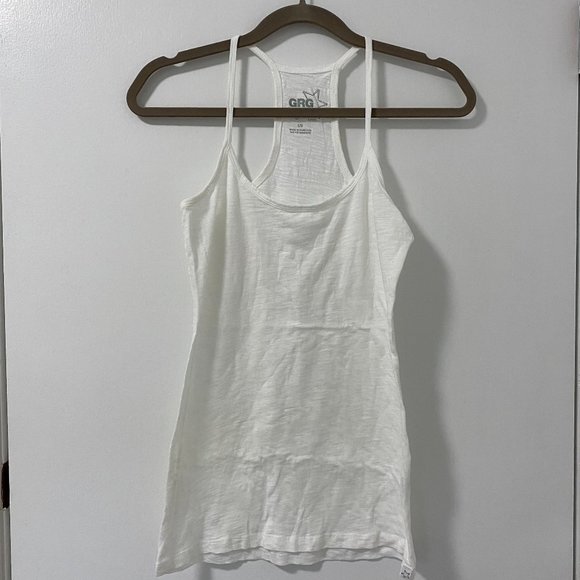 Garage White Tank Top